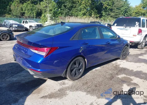 2022 Hyundai Elantra Sel из США, поврежденный, VIN KMHLM4AGXNU333581